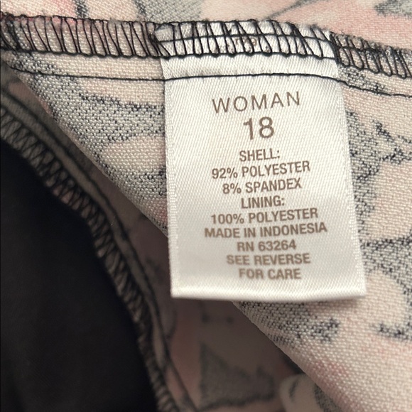 Cottage Core Floral Pink and Black Sleeveless Dress with pockets - Picture 9 of 13